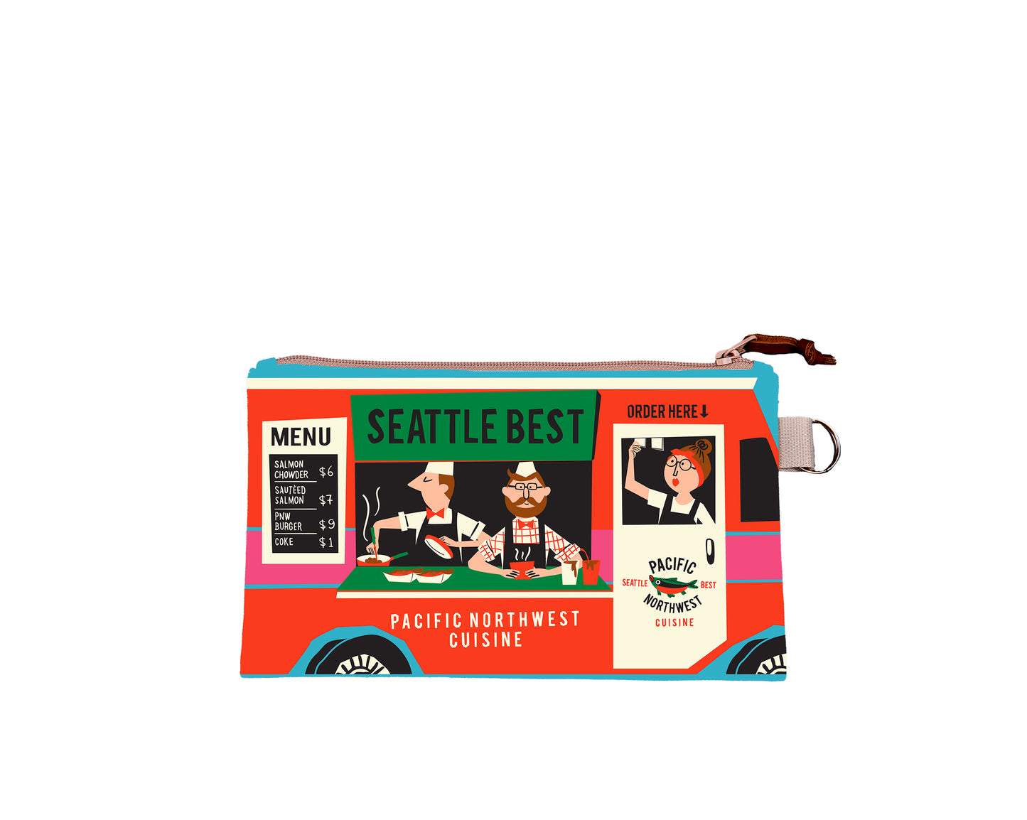 Seattle Food Truck Travel Pouch
