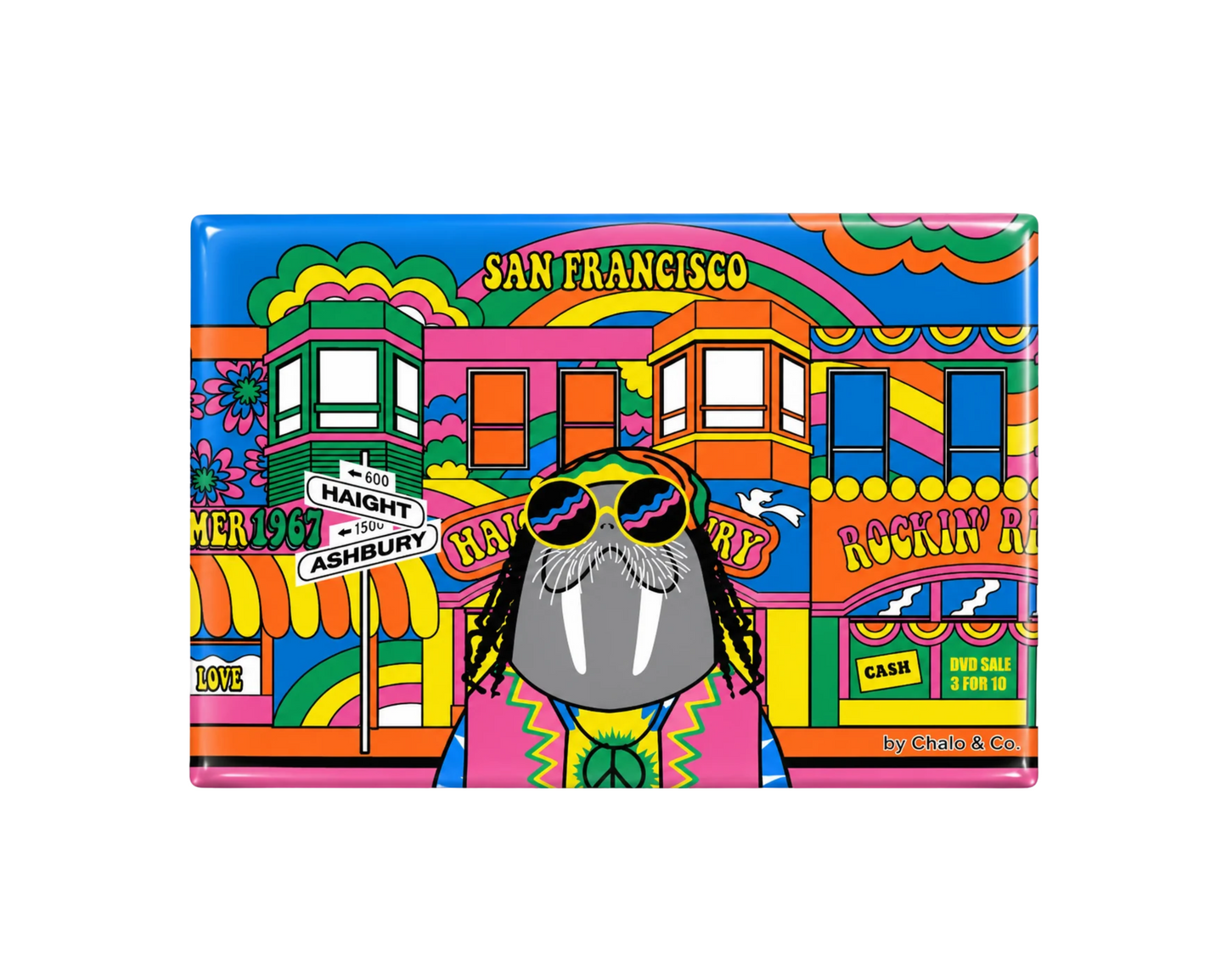 San Francisco Haight Ashbury Magnet