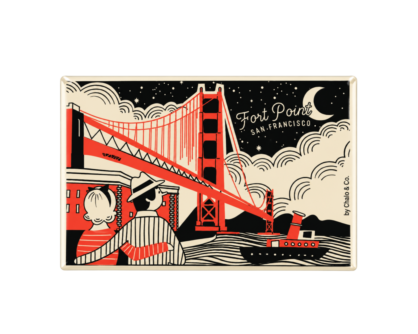 San Francisco Fort Point Magnet