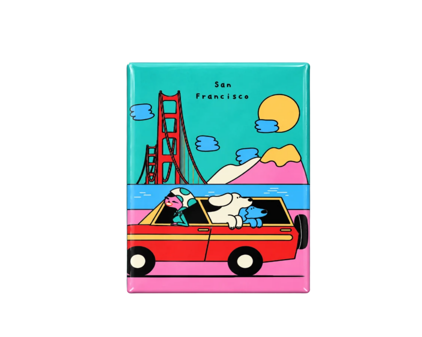 San Francisco Road Trip Magnet