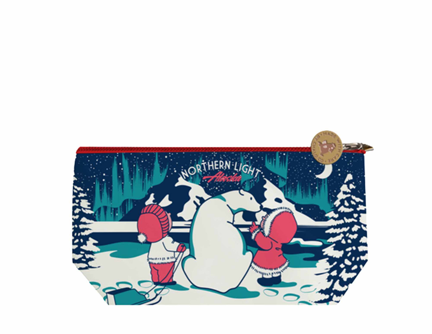 Alaska Polar Bear and Friends Medium Pouch
