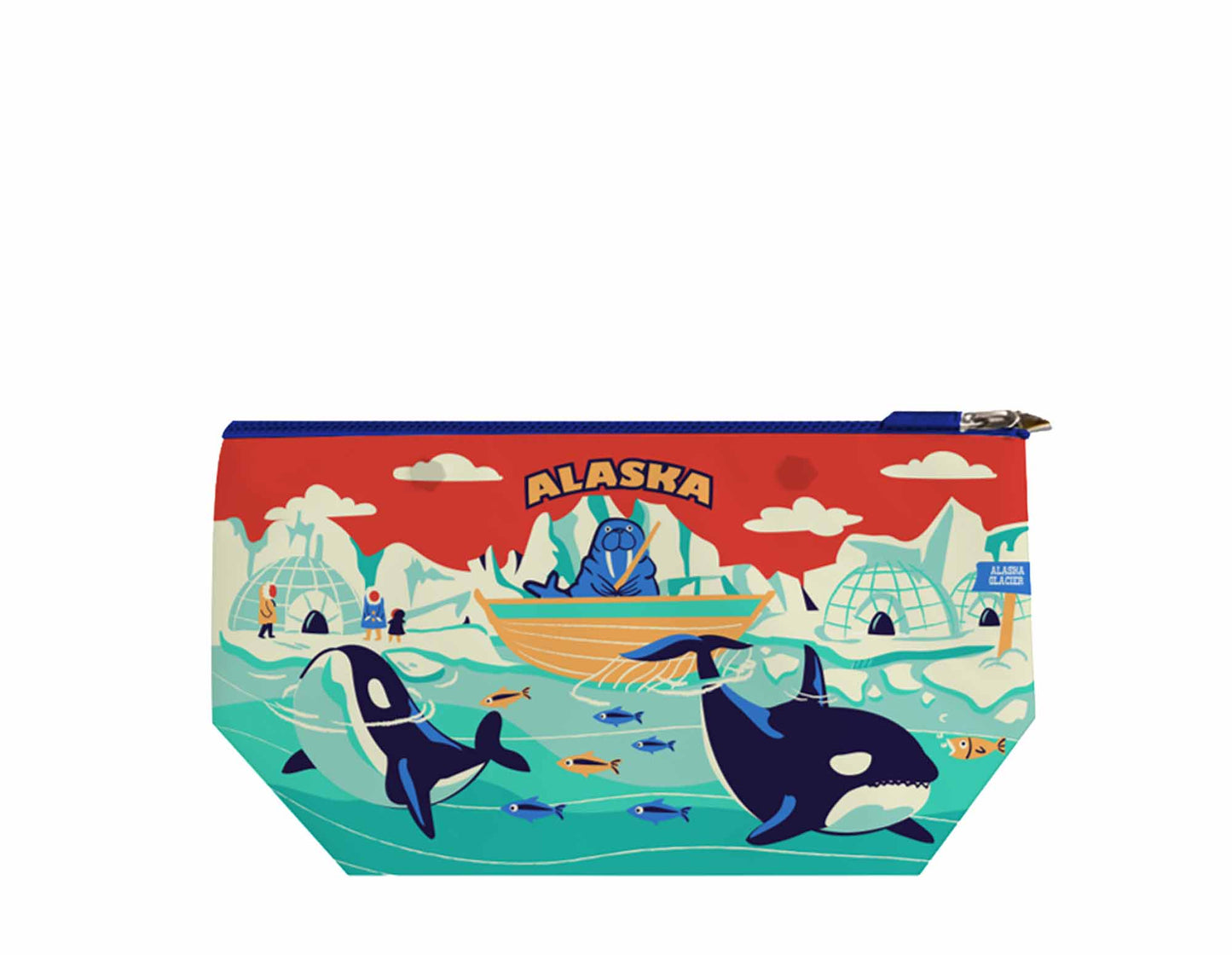 Alaska Seal Fisher Medium Pouch