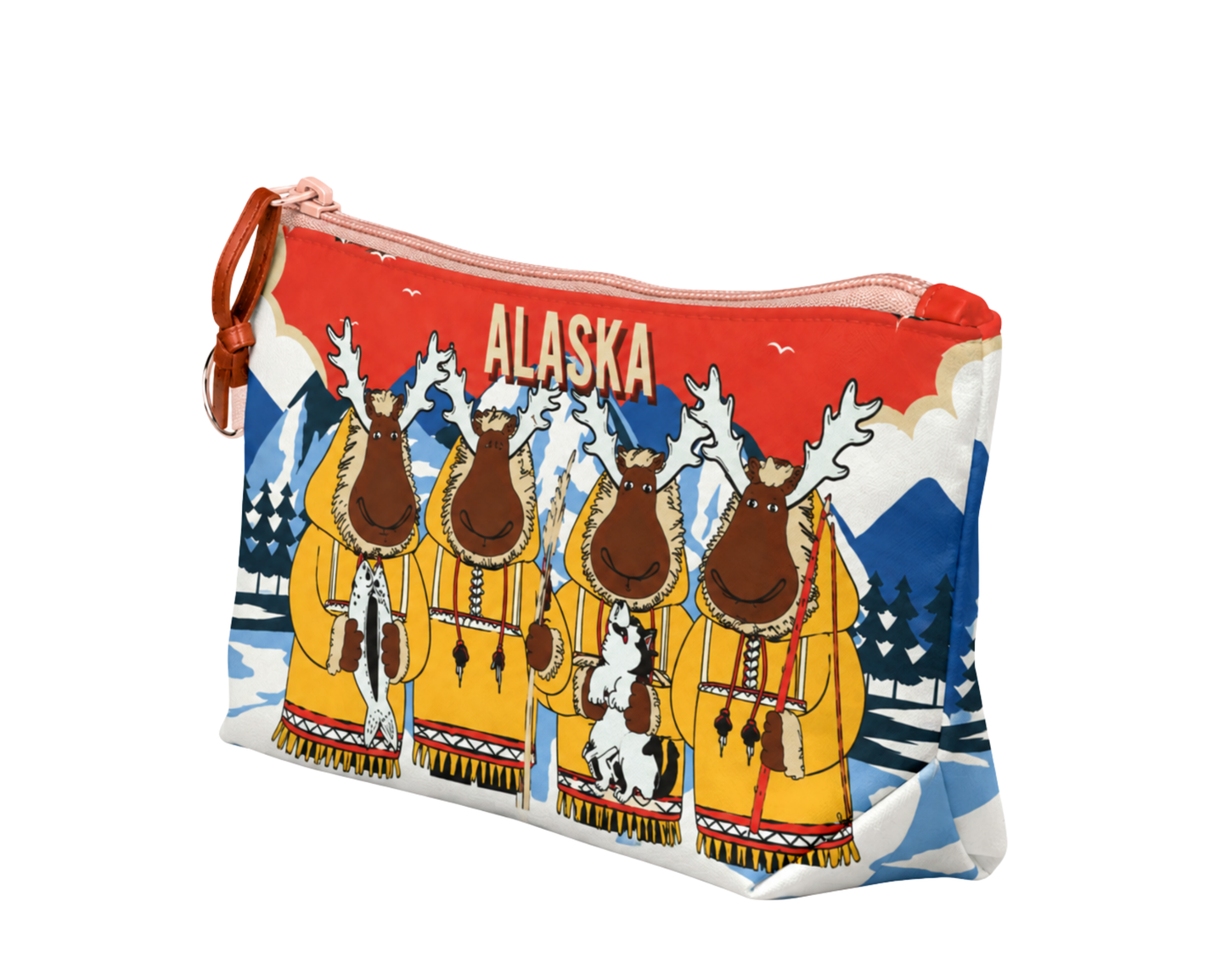 Alaska Moose Eskimo Medium Pouch