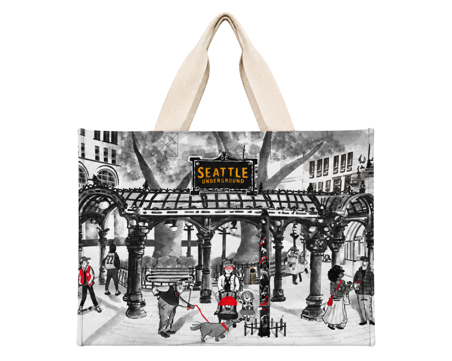 Seattle Underground Pergola Travel Tote