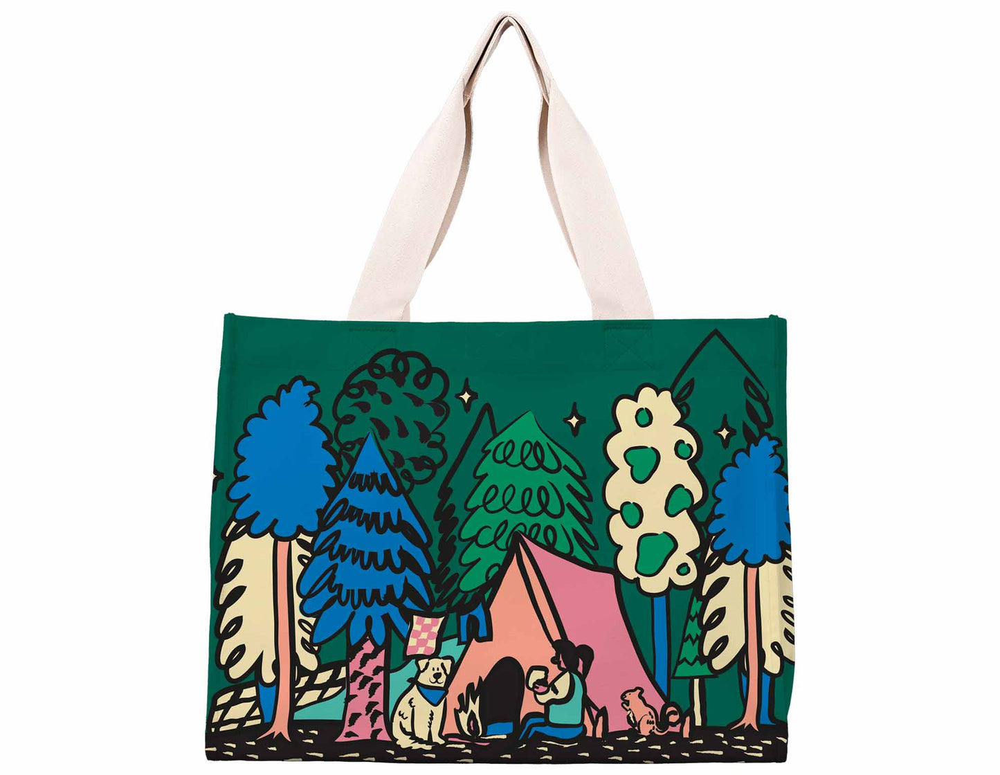 PNW Camping Travel Tote Bag