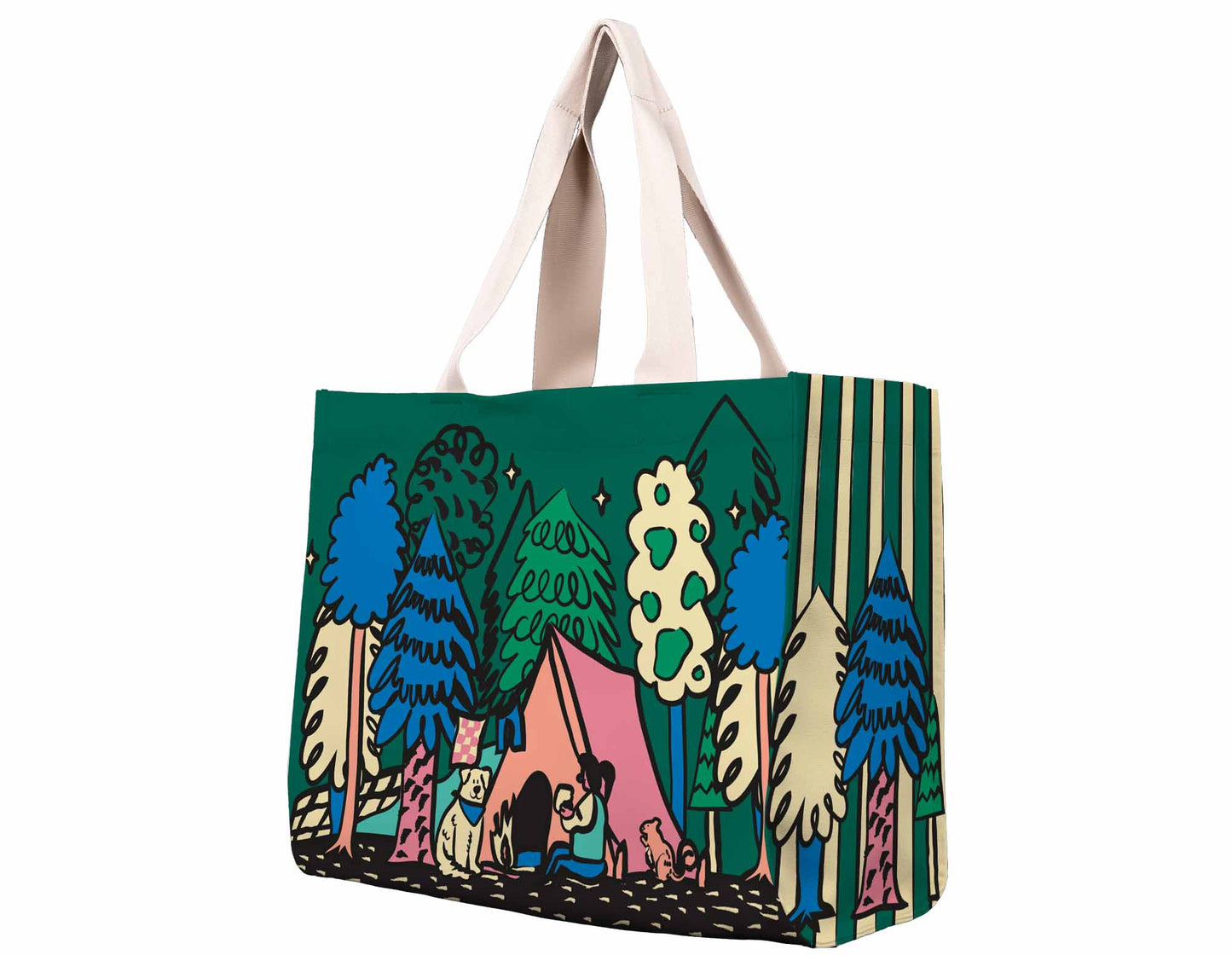 PNW Camping Travel Tote Bag