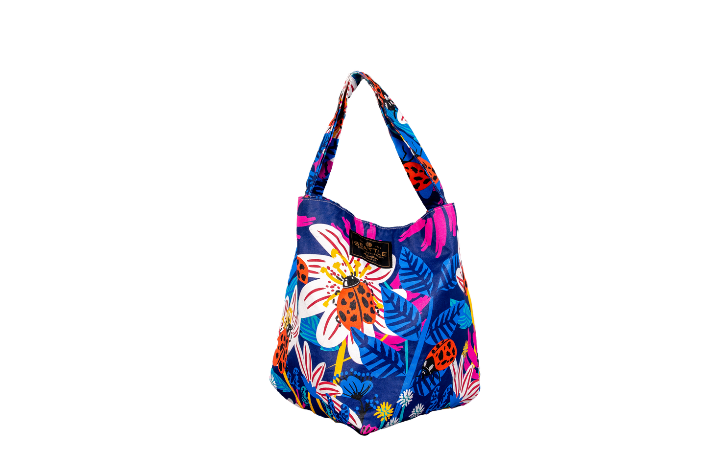 Seattle Purple Lady Bug Hobo Bag