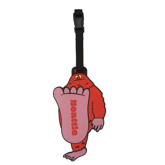 Seattle Big Foot Luggage Tag