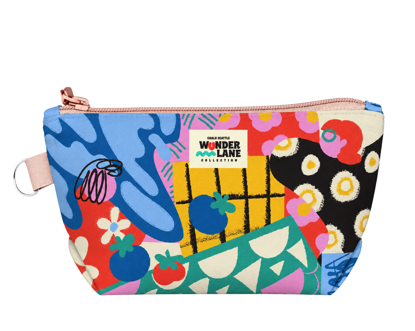 Blueberry Abstract Medium Pouch