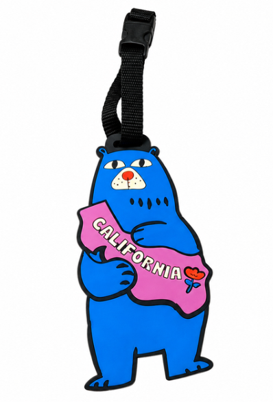 CA Bear Luggage Tags