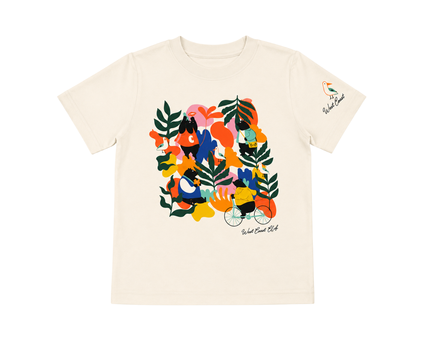 CA Floral Bear T-Shirt