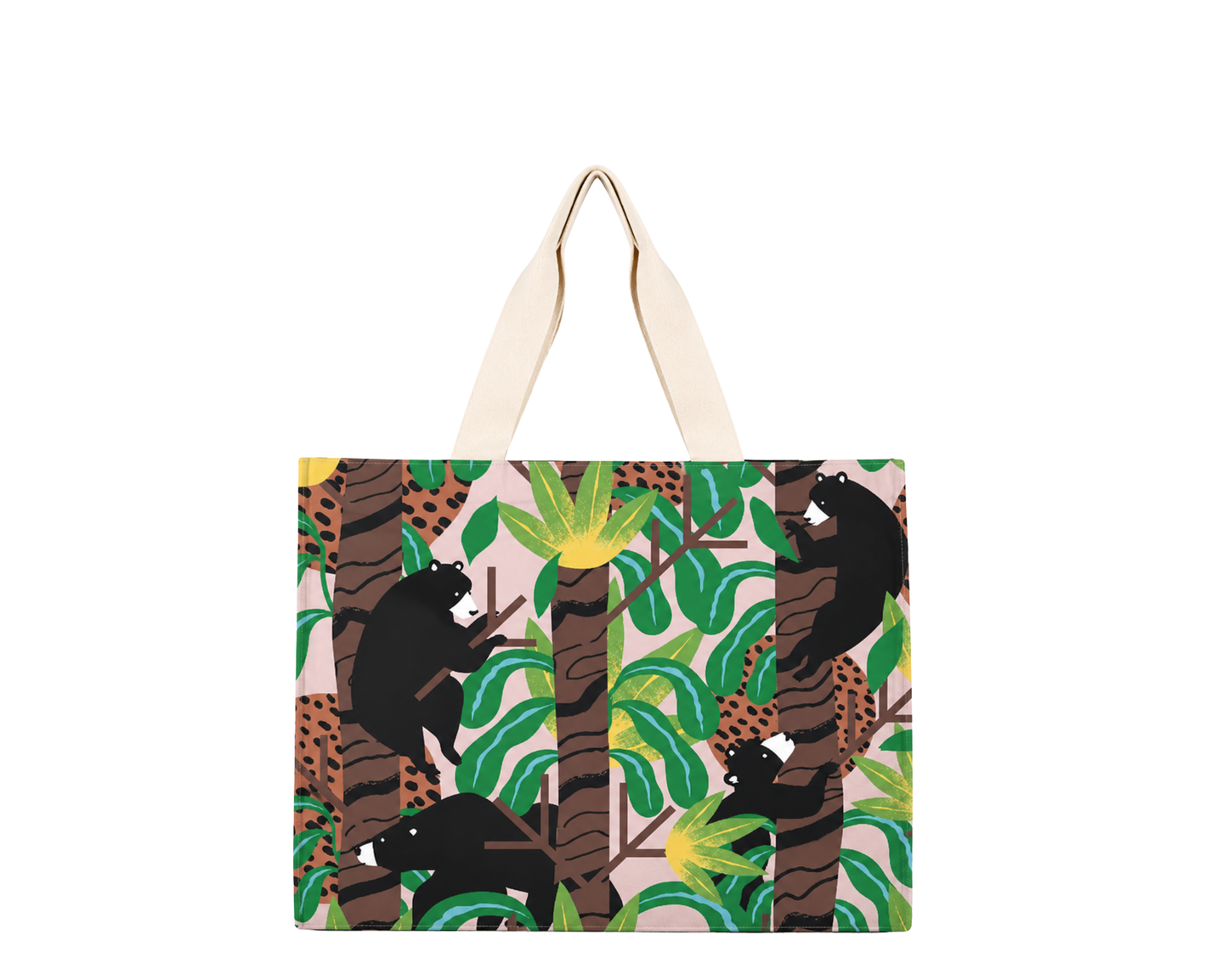SF Bear in the Forest Lifestyle Travel Tote Bag