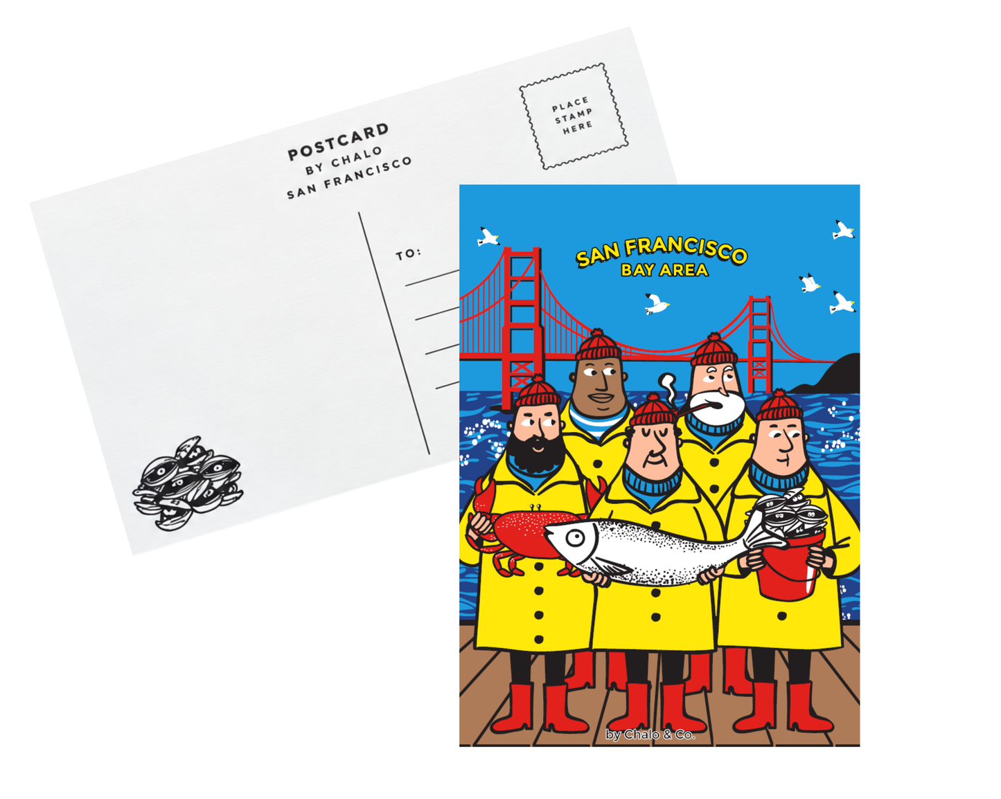 SF Fishermen Postcard