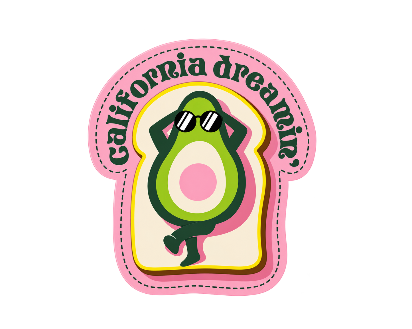 California Avo Dreamin' Stickers