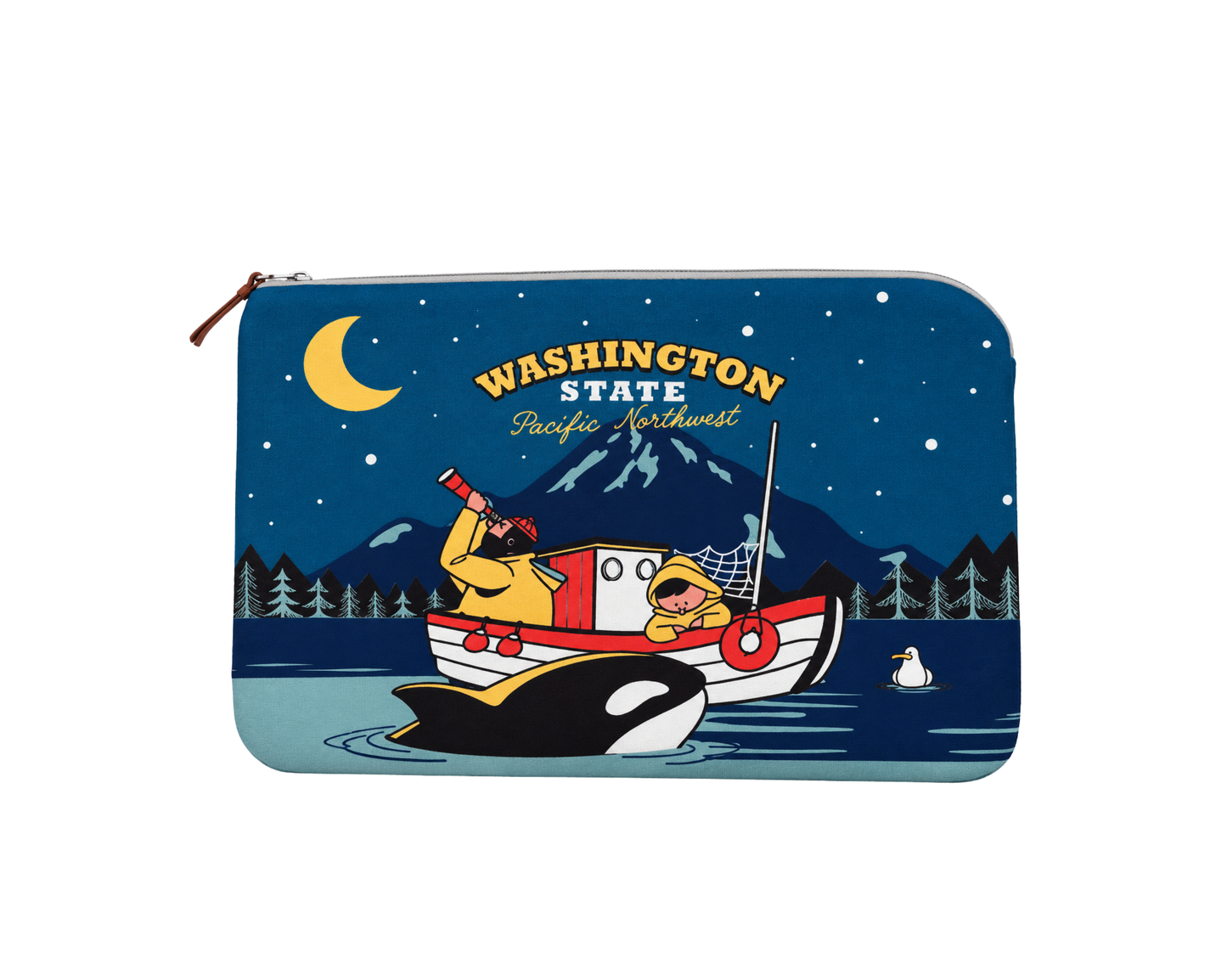 PNW Night Fishermen 13" Laptop Case