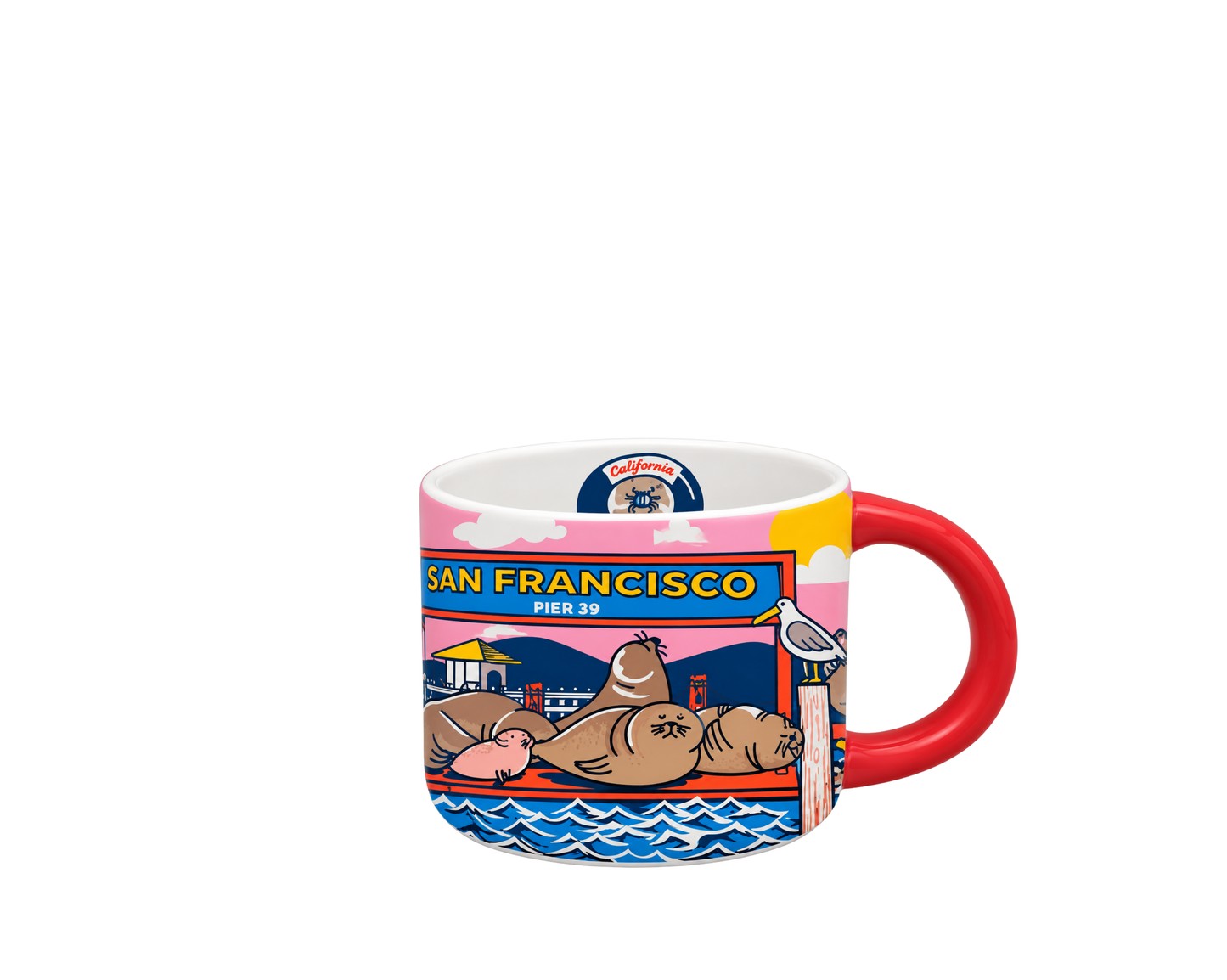 SF Pier 39 Porcelain Mug