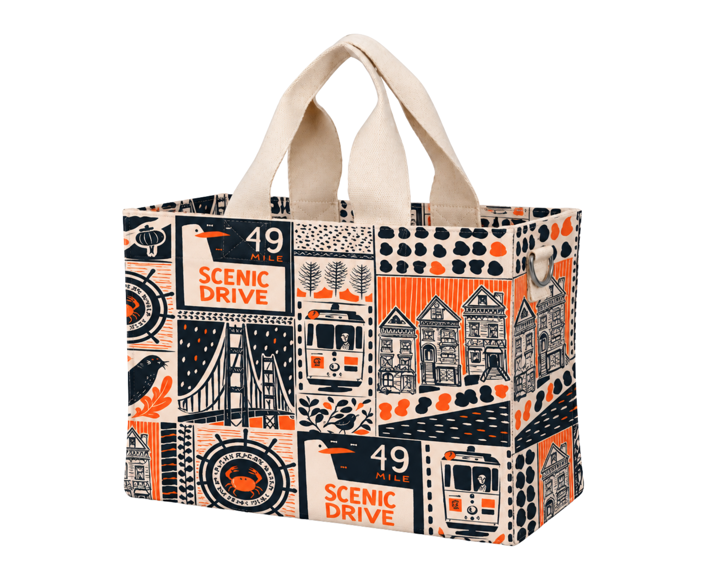SF Patch Medium Travel Tote