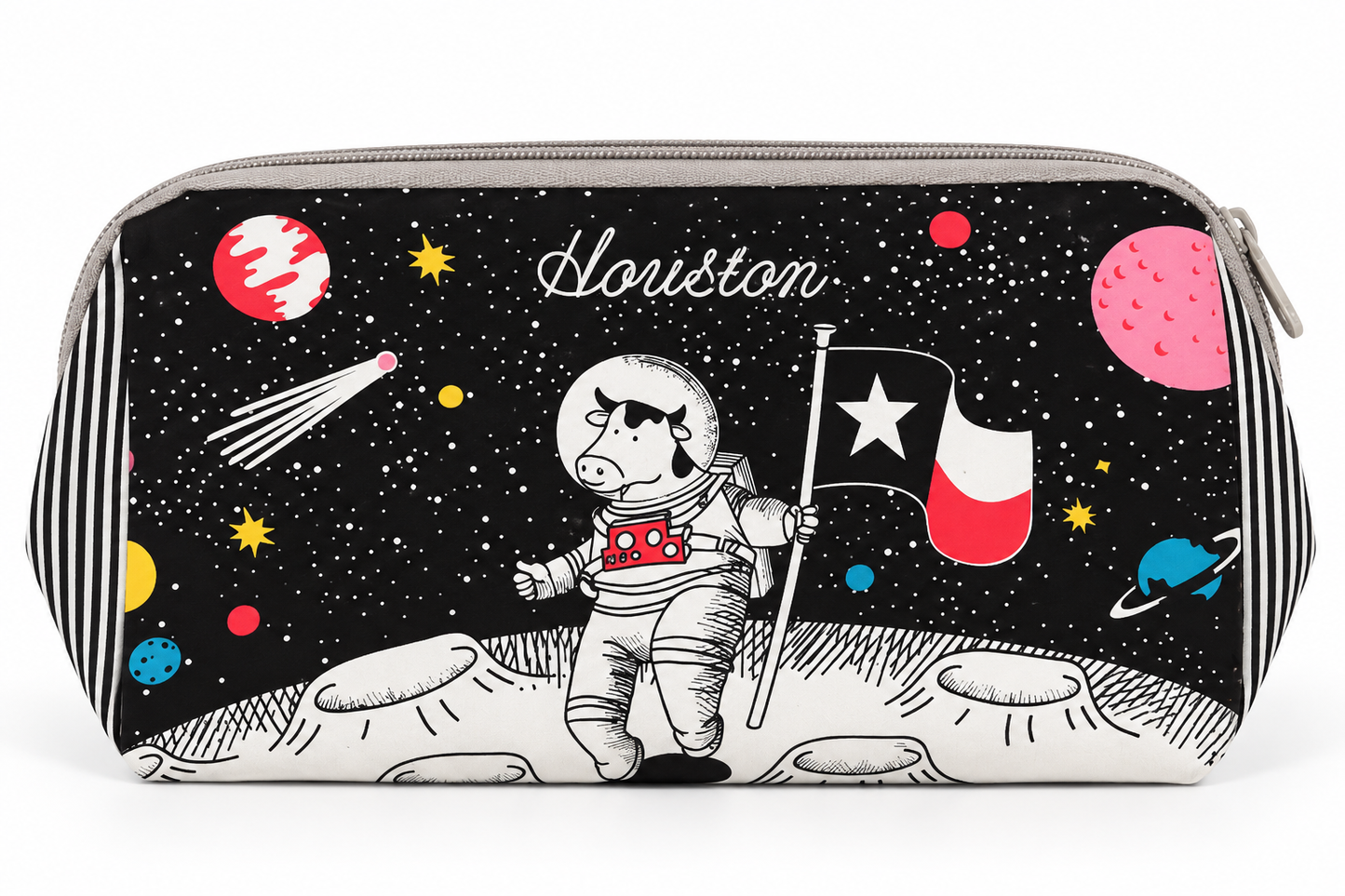 Houston The Cow Has Landed Makeup Pouch
