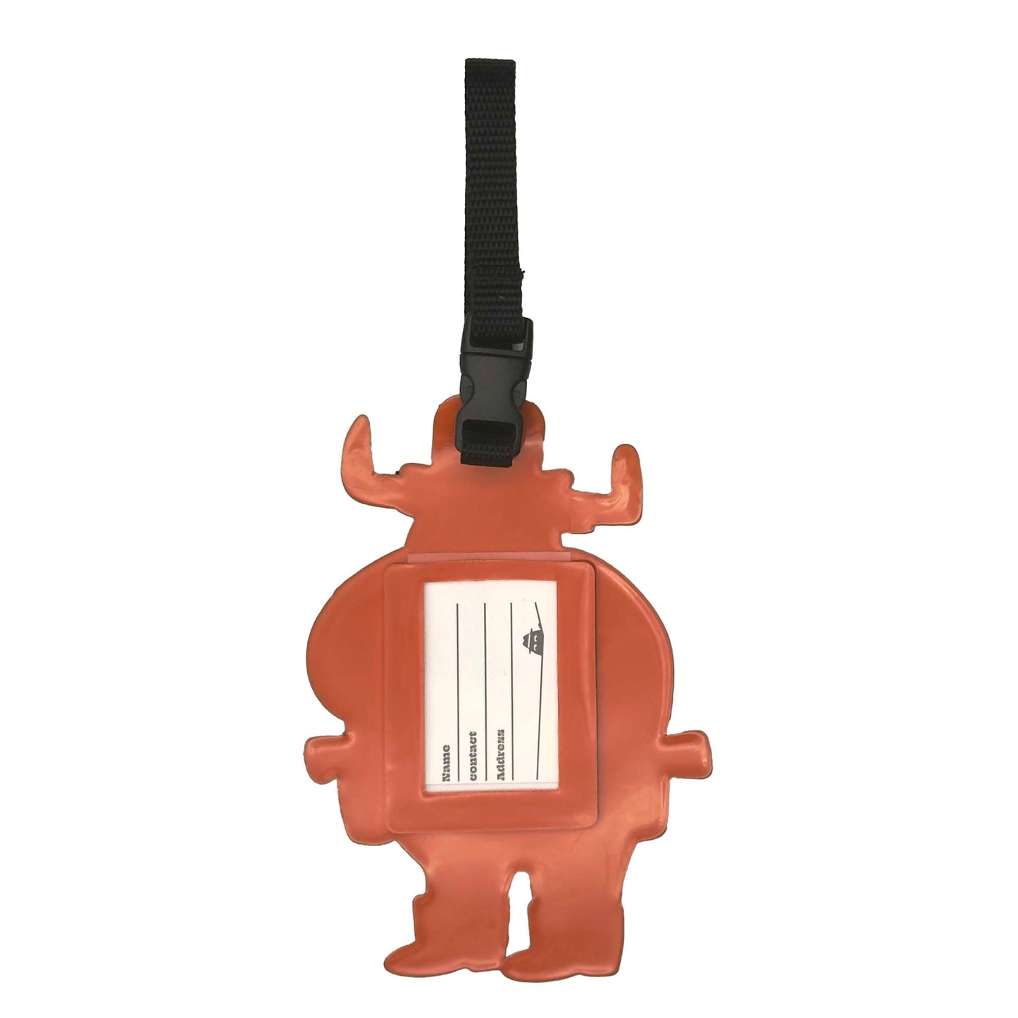 Houston Cow Rancher Luggage Tag