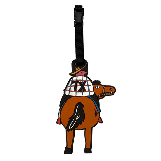 Houston Cowboy Luggage Tag