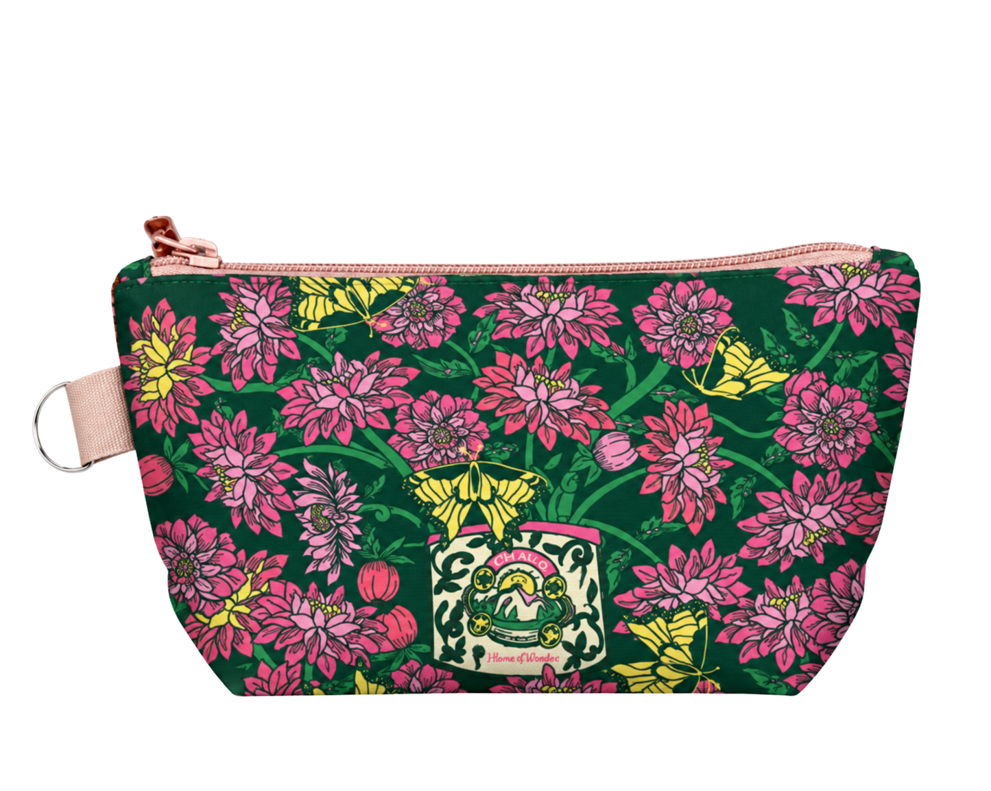 Dahlia Floral Lifestyle Medium Pouch