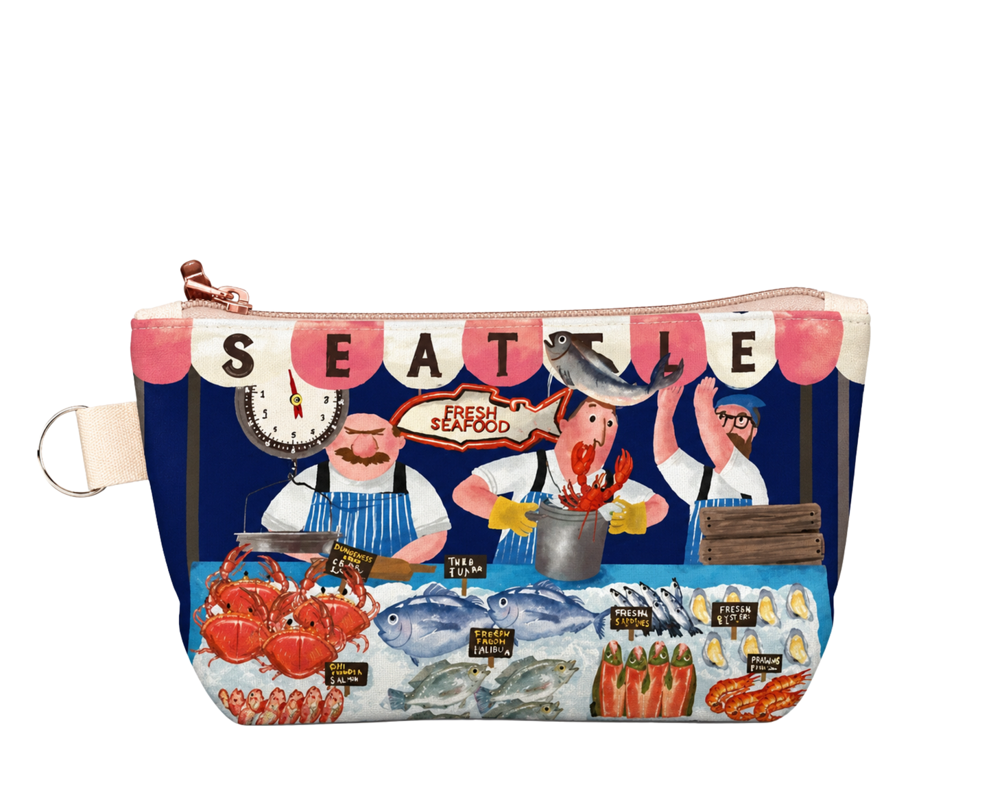 Seattle Farmer's Market Seafood Medium Pouch