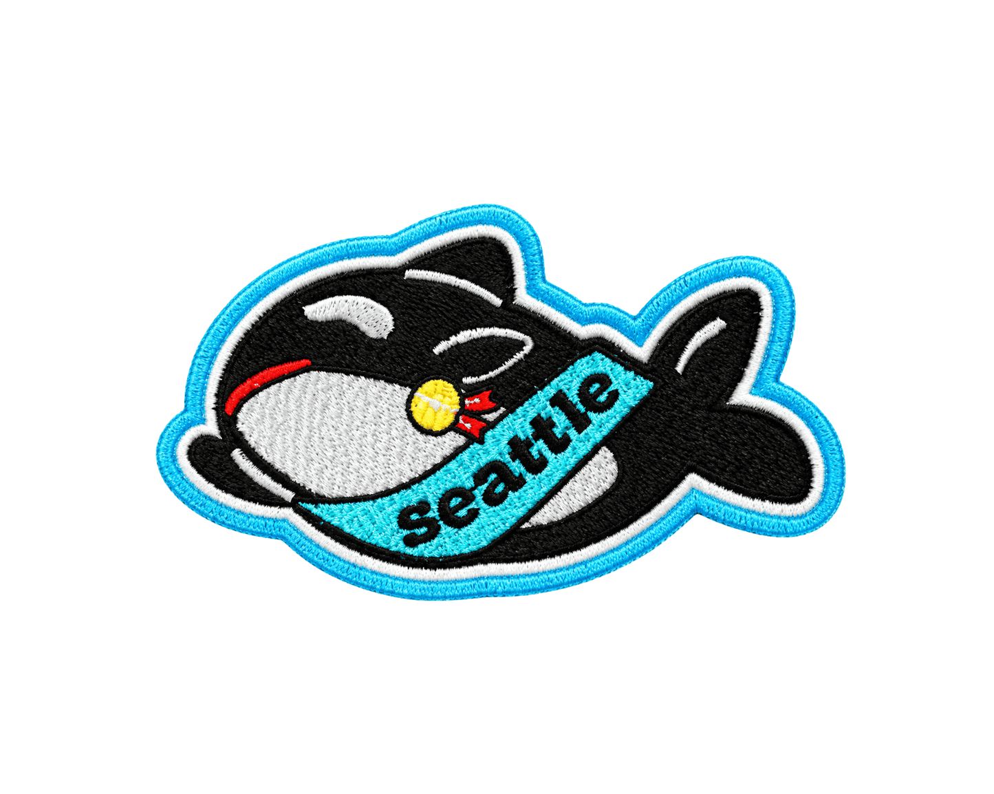Seattle Orca Iron On Patch
