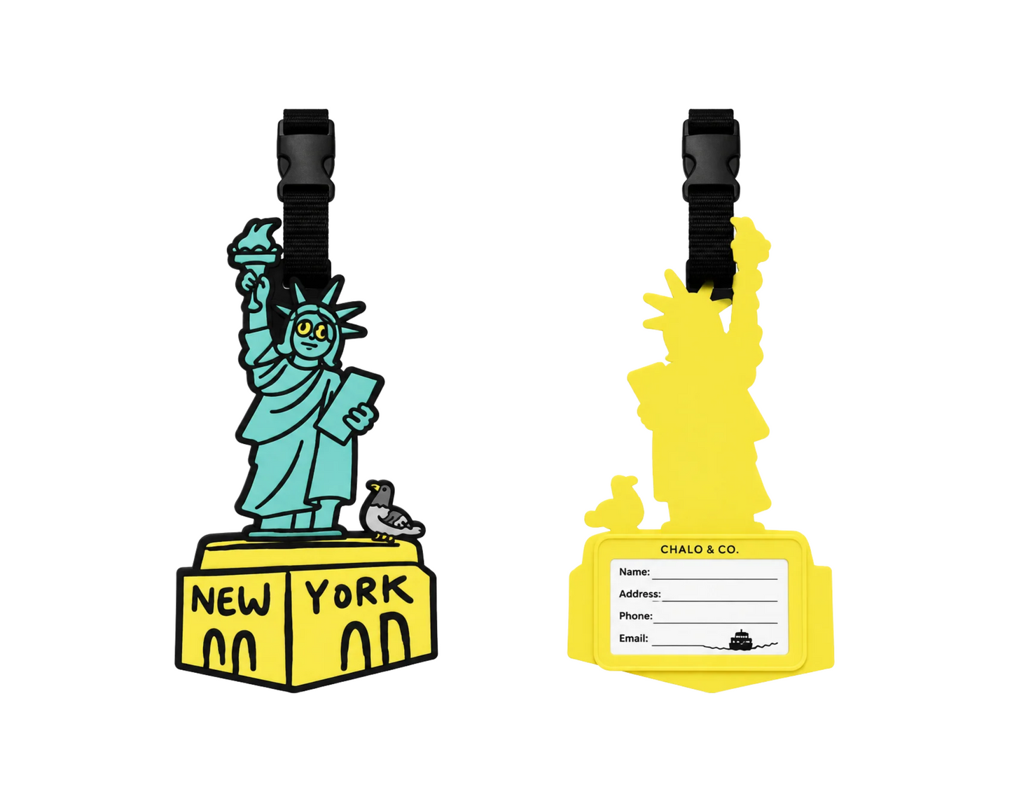 New York Liberty Luggage Tag