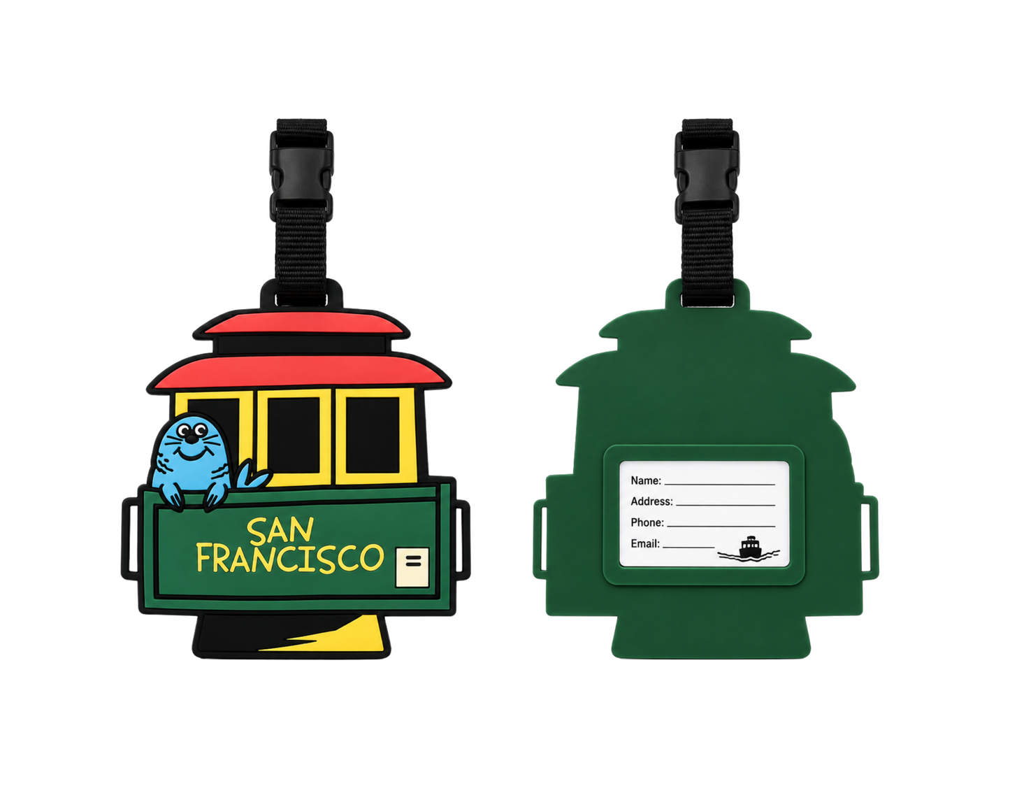 SF Cable Car Luggage Tags