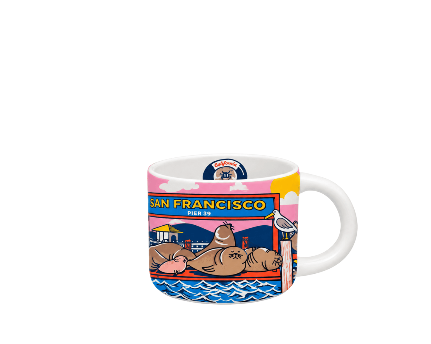 SF Pier 39 Porcelain Mug