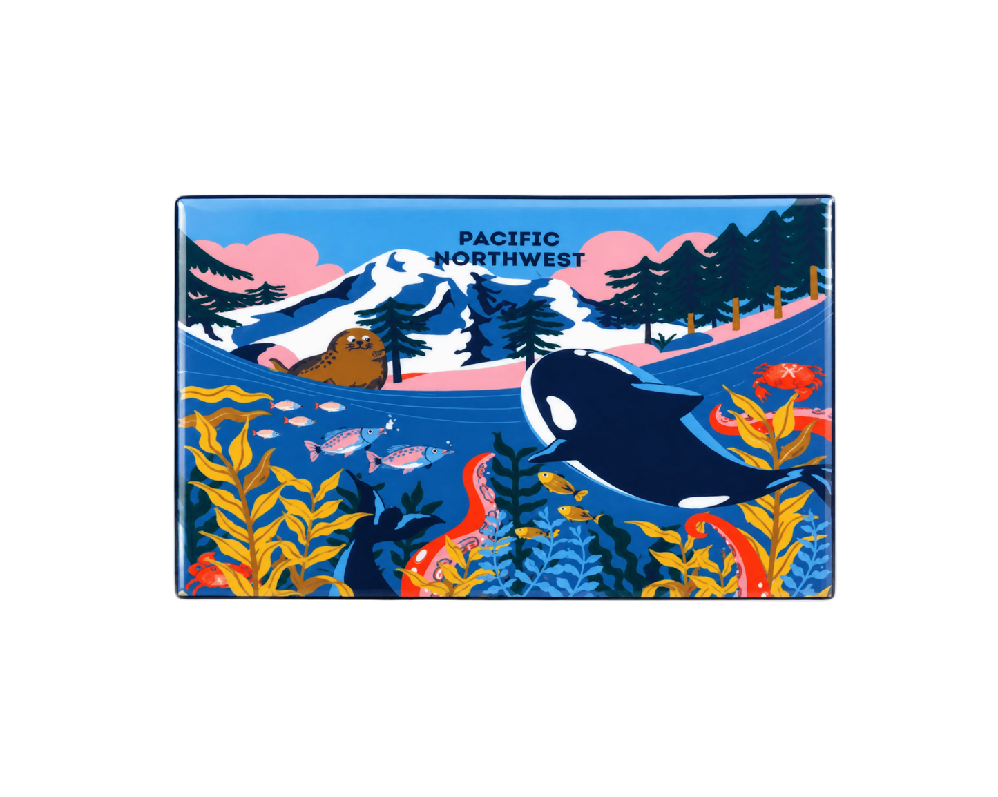 PNW Underwater Orca Magnet