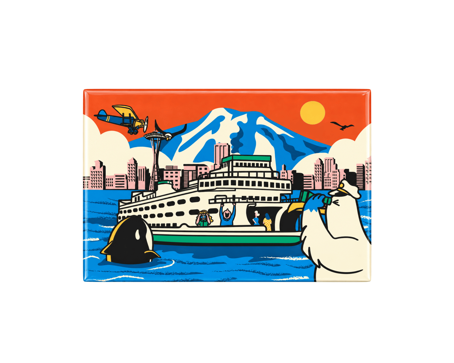 Seattle Ferry Magnet