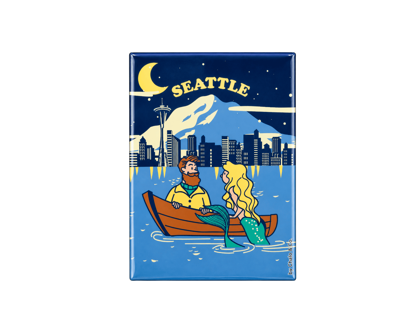 Seattle Mermaid Magnet