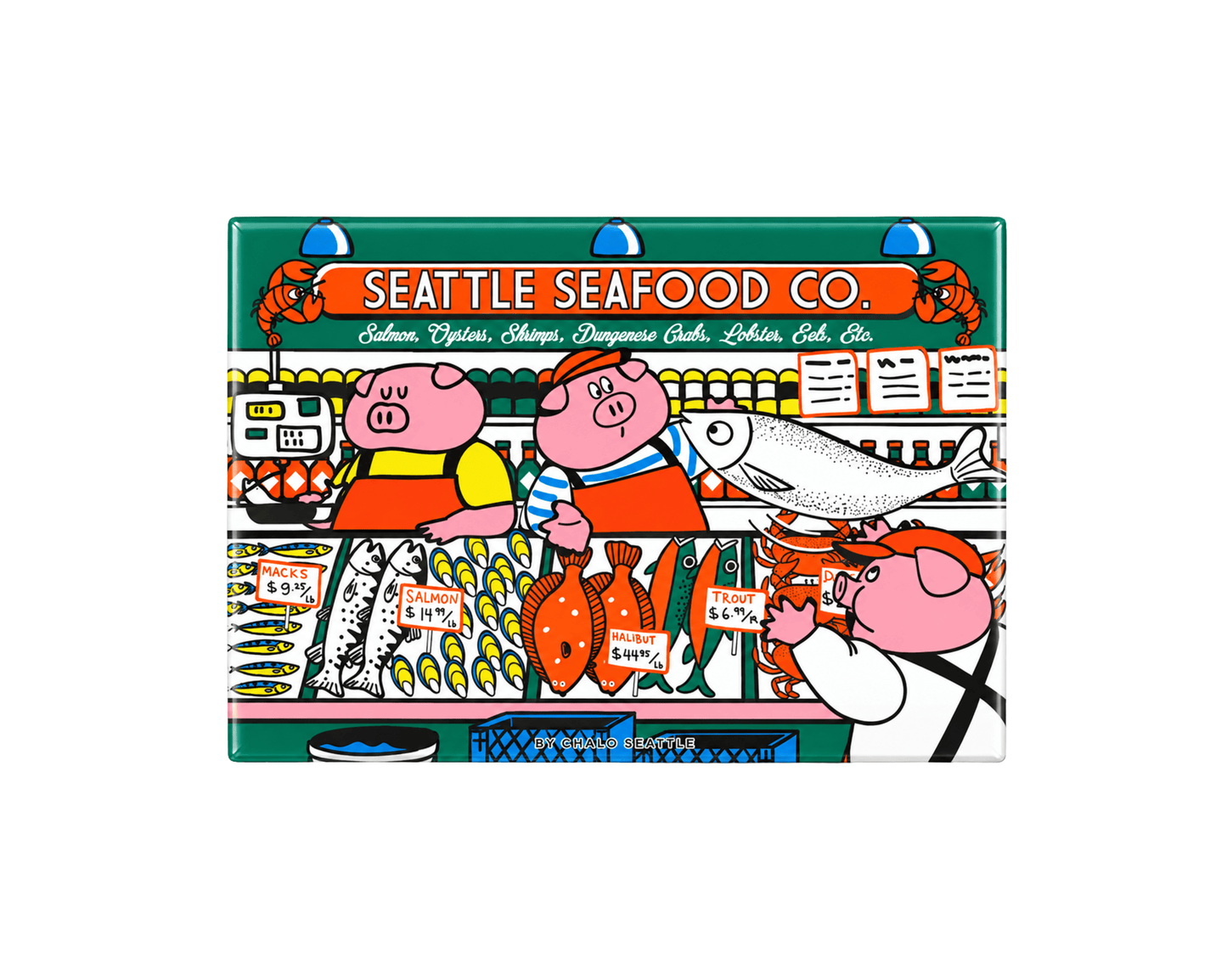 Seattle Piggy Seafood Co. Magnet