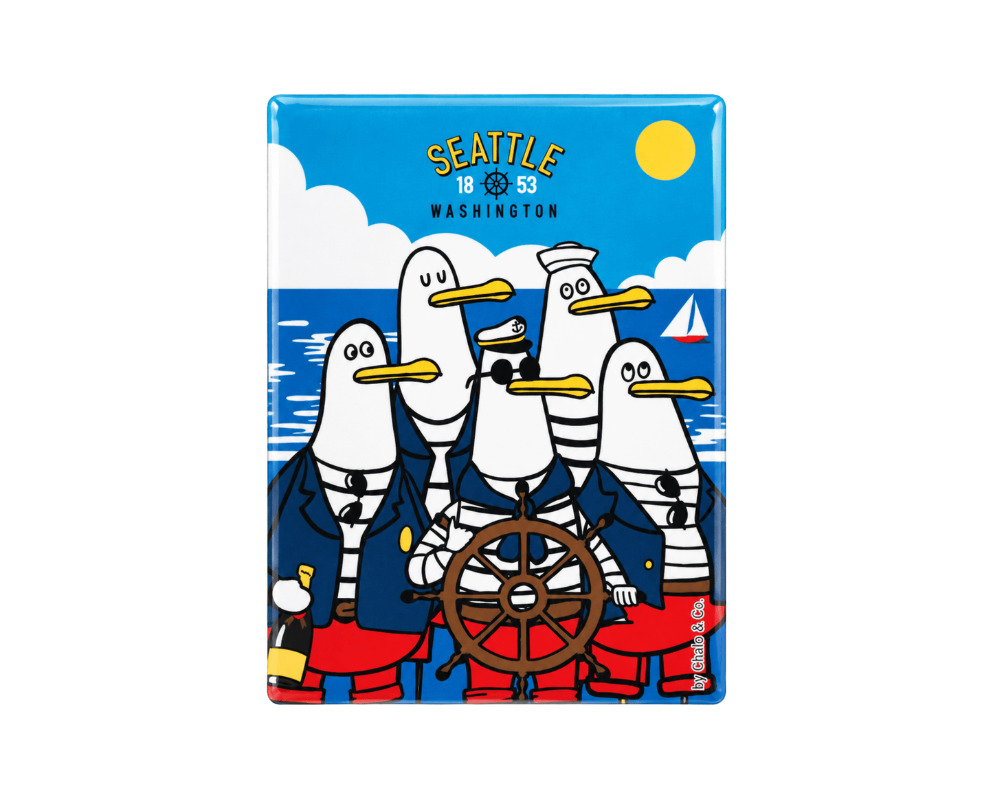 Seattle Yachtsmen Magnet