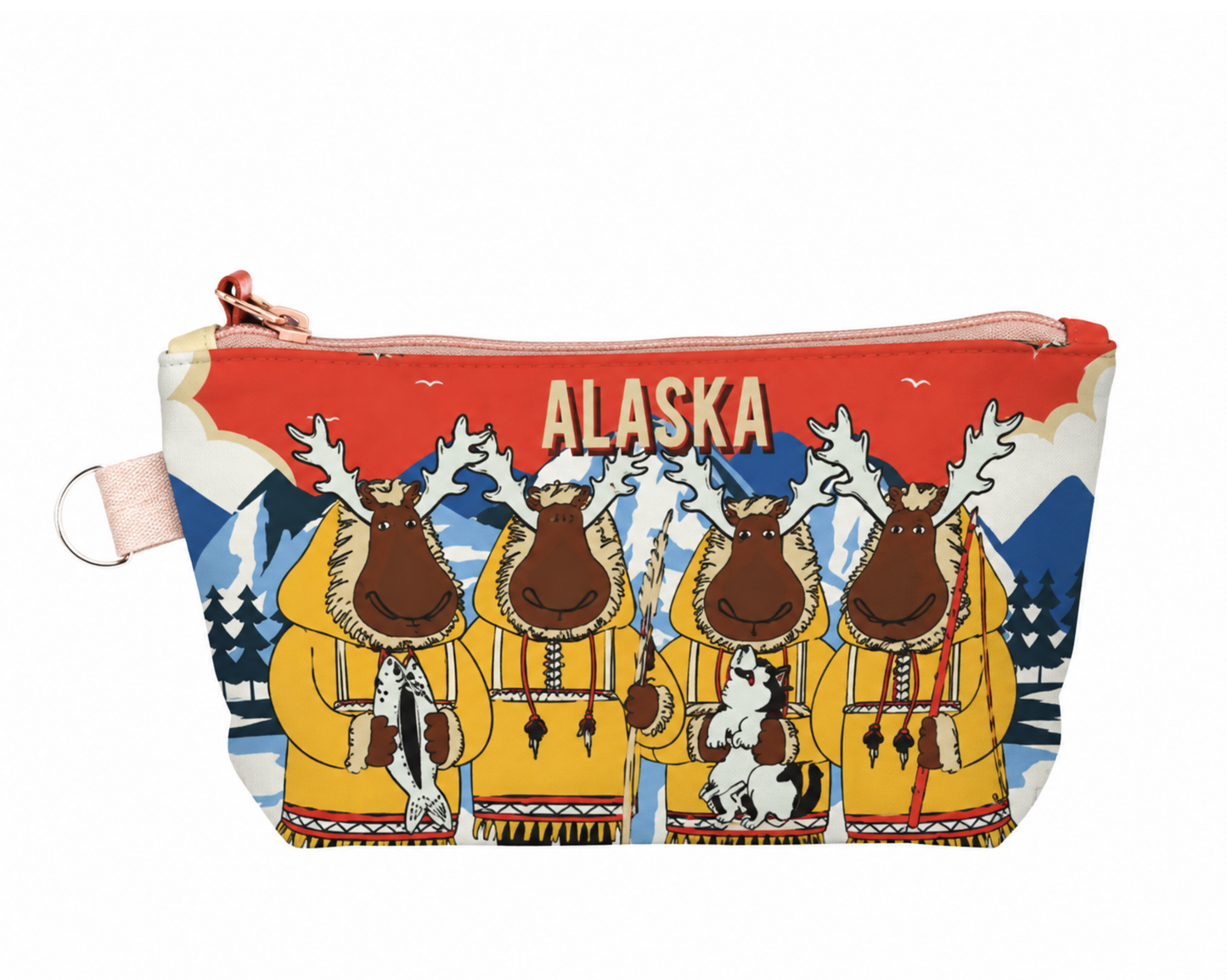 Alaska Moose Eskimo Medium Pouch