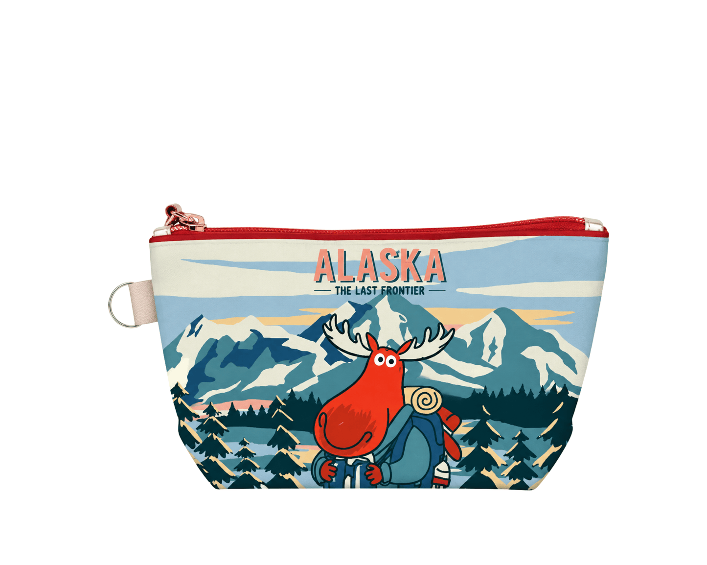 Alaska Denali Moose Medium Pouch