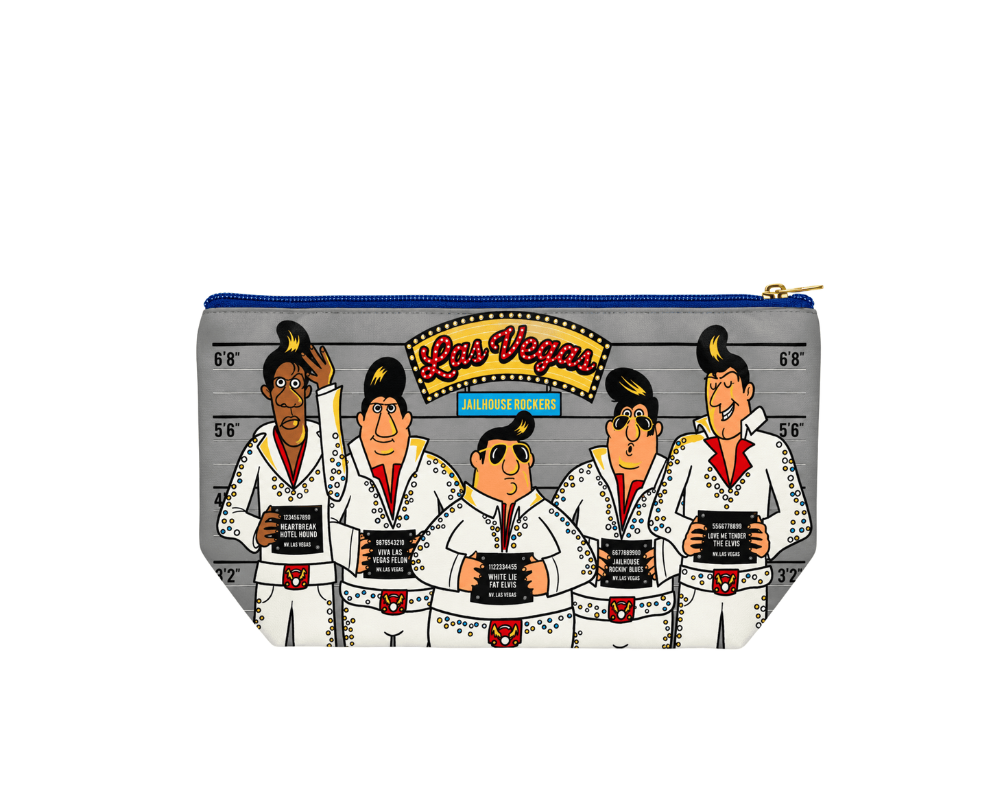 Las Vegas Elvis Group Medium Pouch