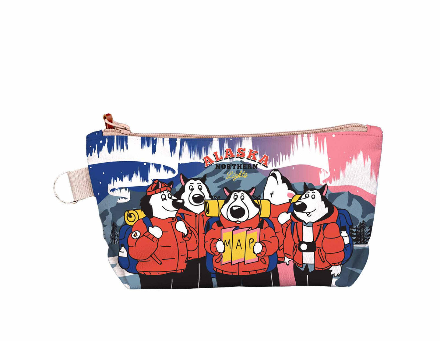 Alaska Malamute Backpackers Medium Pouch