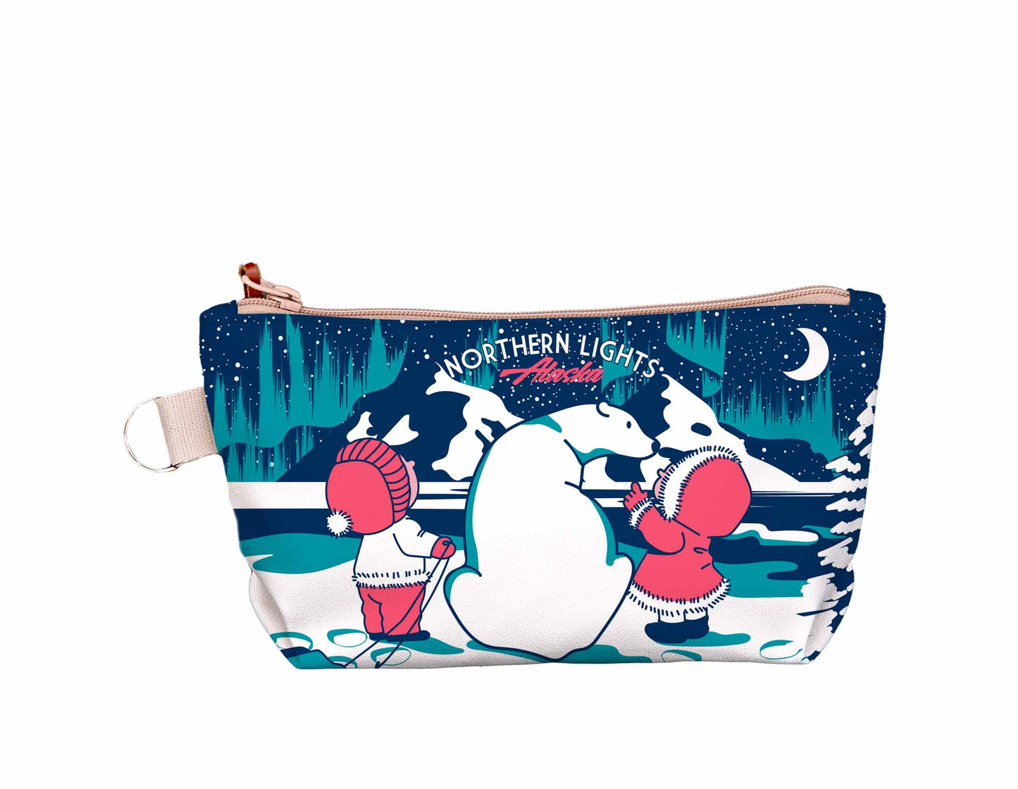 Alaska Polar Bear & Friends Medium Pouch