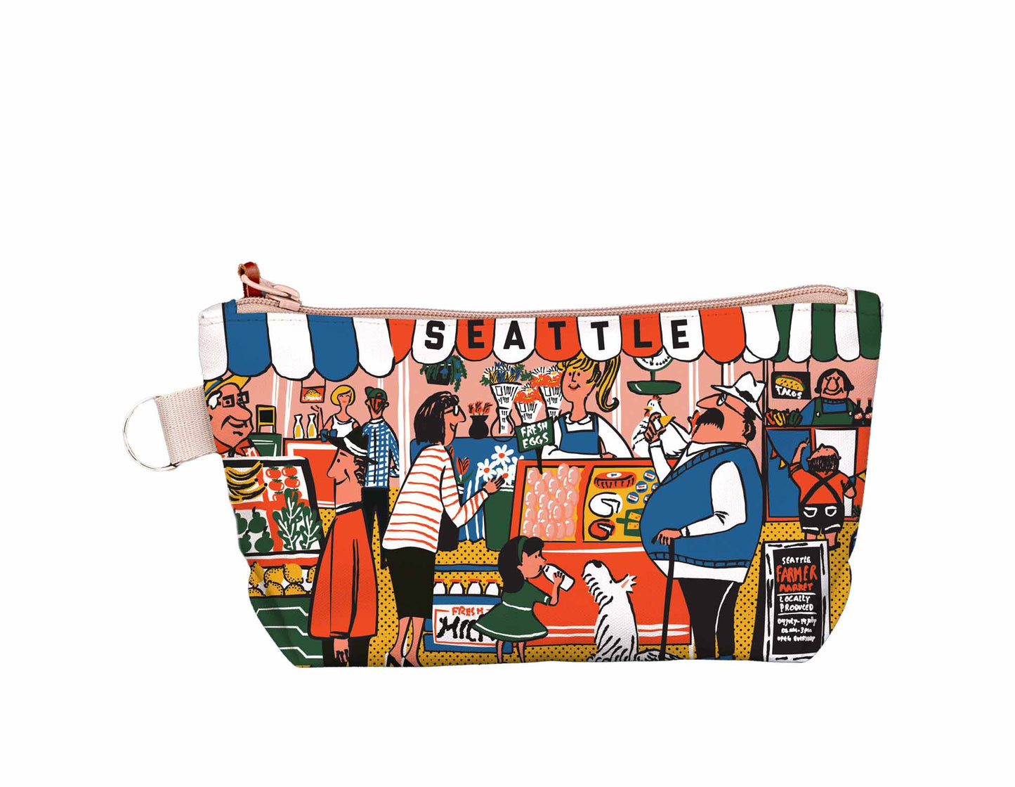 Seattle Classic Farmer’s Market Medium Pouch