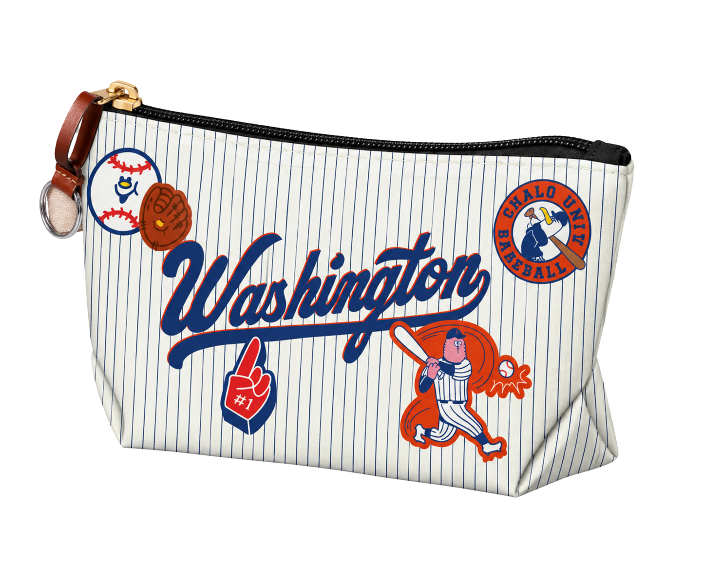 Washington Uni Baseball Medium Pouch