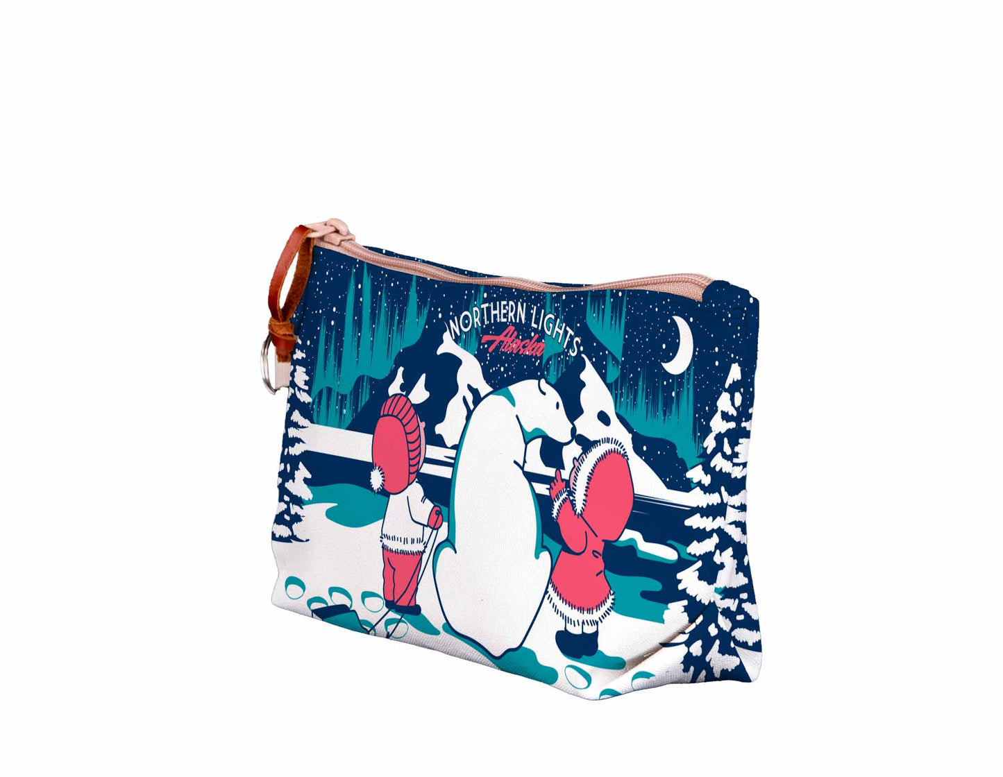 Alaska Polar Bear & Friends Medium Pouch