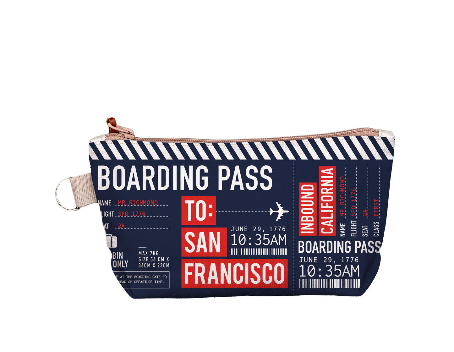 SF Boarding Pass Medium Pouch