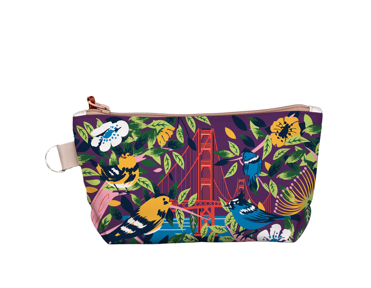 SF Golden Gate Finches Medium Pouch