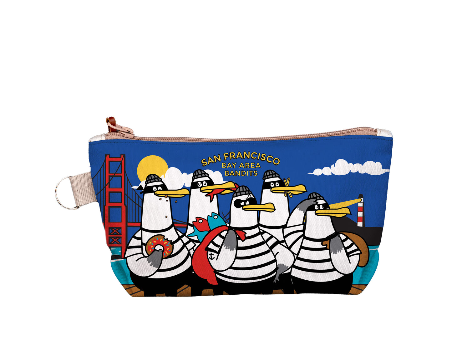 SF Gull Robbers Blue Sky Medium Pouch