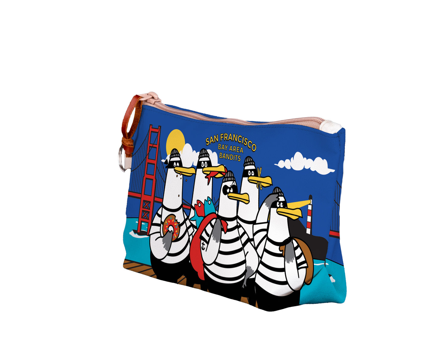 SF Gull Robbers Blue Sky Medium Pouch