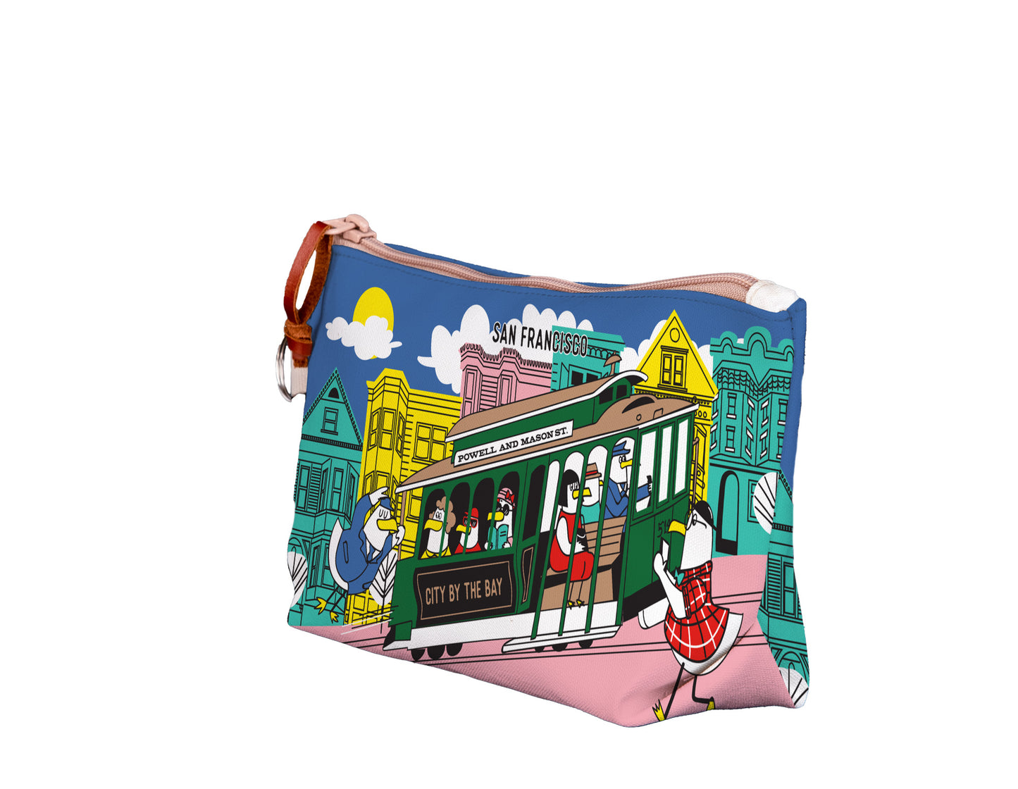 SF Gull Streetcar Medium Pouch