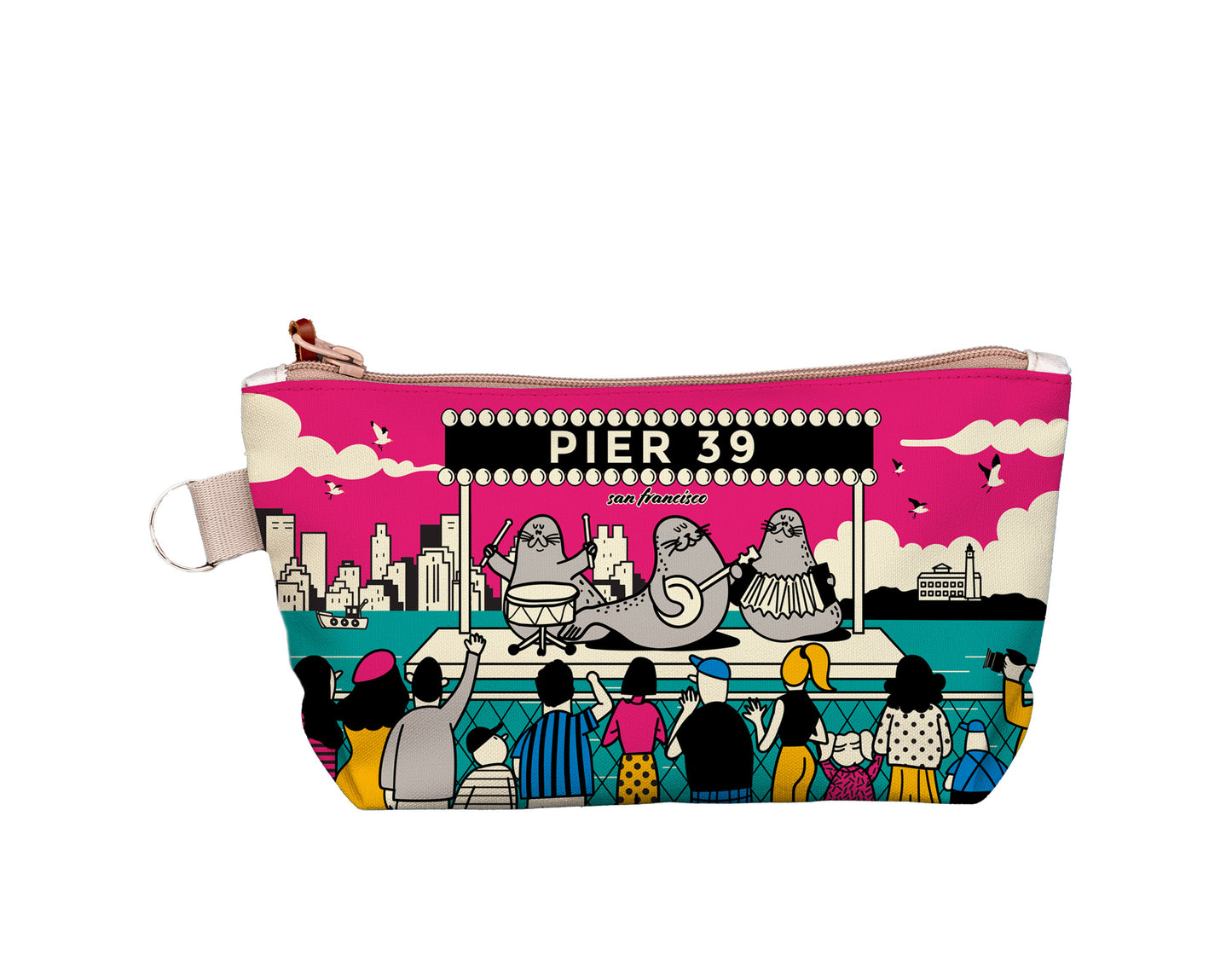 SF Pier 39 Spectators Medium Pouch