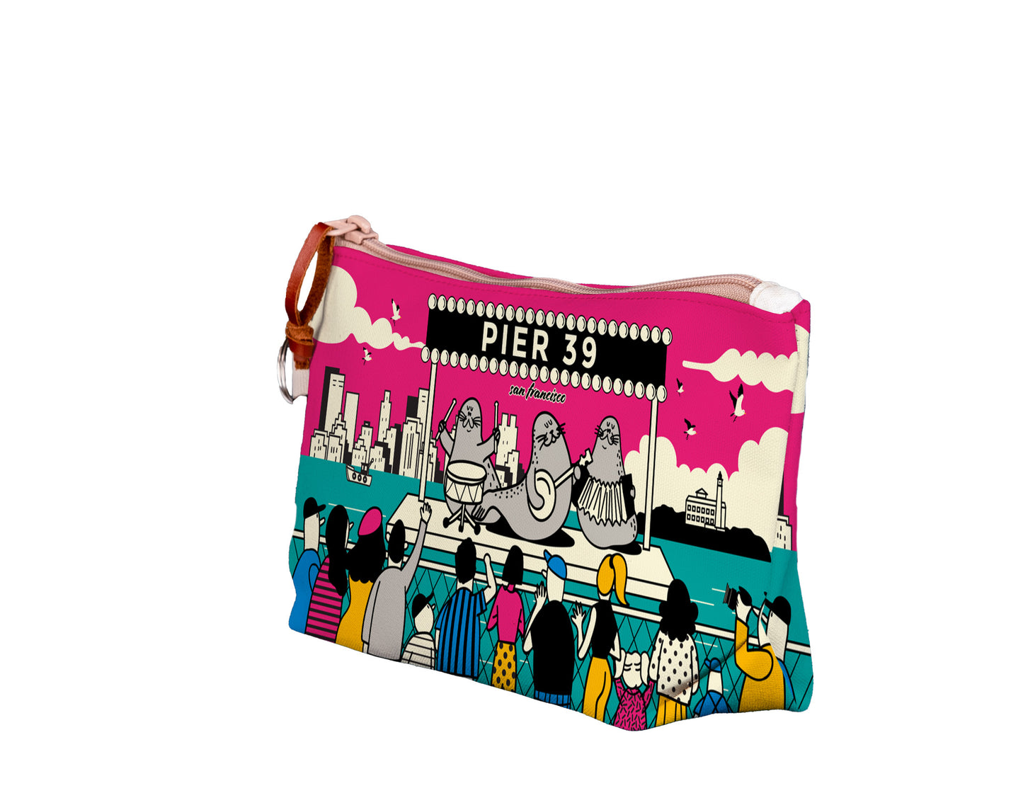 SF Pier 39 Spectators Medium Pouch